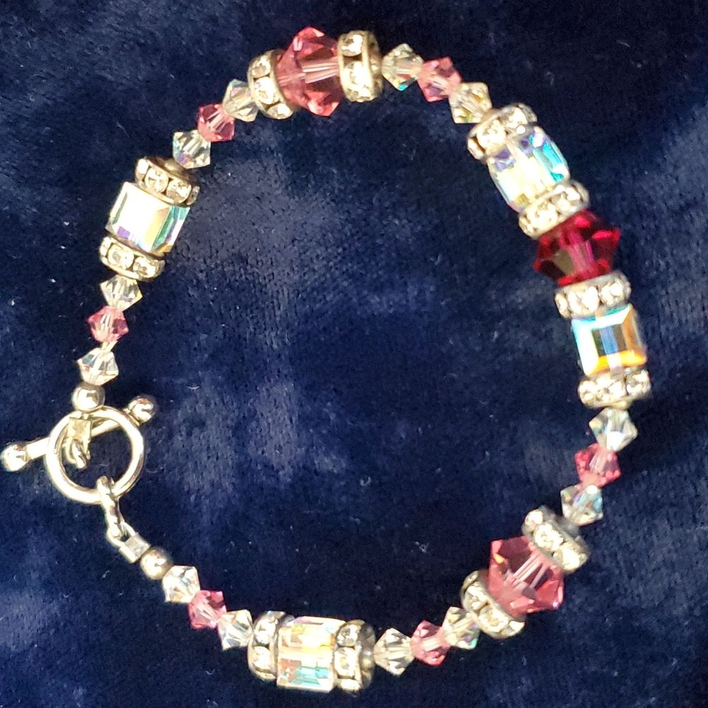 One-of-a-kind, Swarovski crystal bracelet.